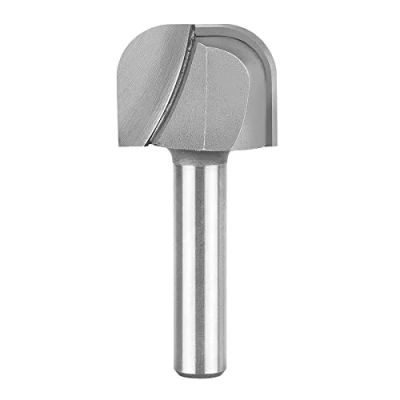 Abbildung von SpeTool Schüssel und Tablett Fräser Hohlkehlfräser 8mm Schaft Nutfräser 25mm Schnittdurchmesser 2 Flöte Holz für Oberfräse Holzbearbeitung Werkzeug