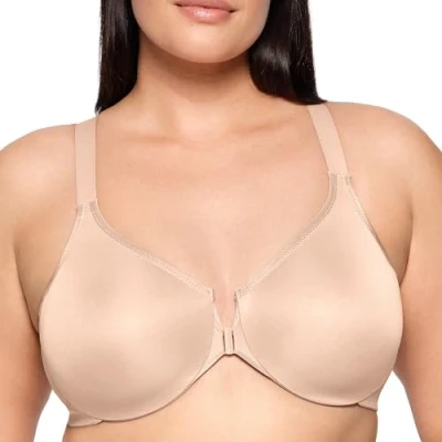 Abbildung von Glamorise Große Größen Plusgröße Wonderwire Vorderverschluss BH, Rückenstützend, mit Bügel Nr. 9265