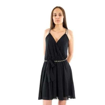 Abbildung von Morgan Kurzes fliessendes Kleid Marine 36
