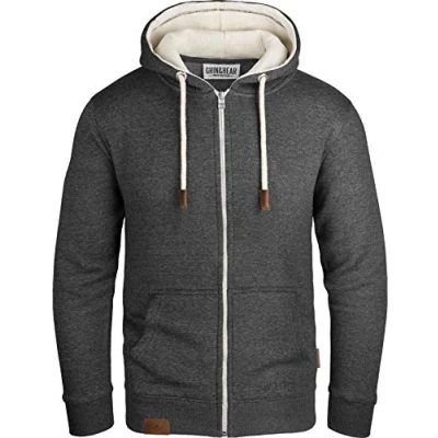 Abbildung von Grin&amp;Bear Herren Kapuzenjacke anthrazit, L, GEC490