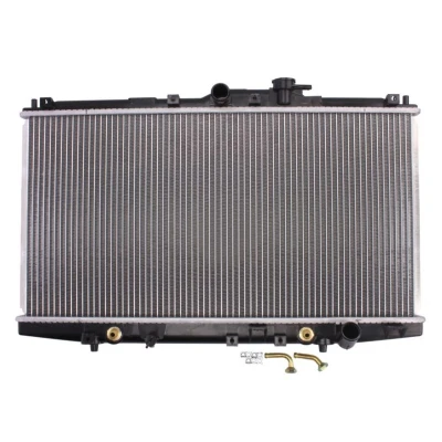 Abbildung von THERMOTEC D74006TT Kühler, Motorkühlung für Fahrzeuge mit/ohne Klimaanlage 678 350 16 Schalt /optional Automatikgetriebe Kühlrippen gelötet
