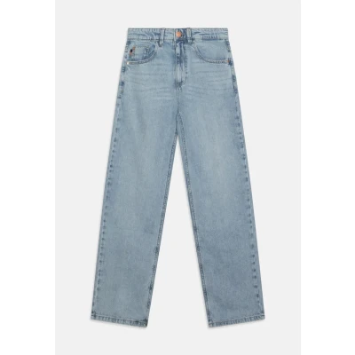 Abbildung von Name it Nkfrose Jeans Straight Leg für Kinder, Größe: 128, Light blue bleached denim