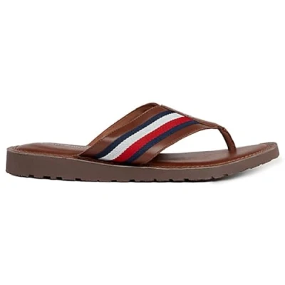 Abbildung von Tommy Hilfiger CORE TOE POST Zehentrenner, Herren, Größe: 42, Winter cognac Schuhe