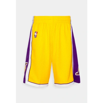 Abbildung von Mitchell &amp; Ness NBA LOS Angeles Lakersswingman Shorts Kurze Sporthose, Herren, Größe: Small, Light gold