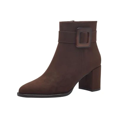 Abbildung von Marco Tozzi Stiefelette, Damen, Größe: 39, Cafe comb Schuhe