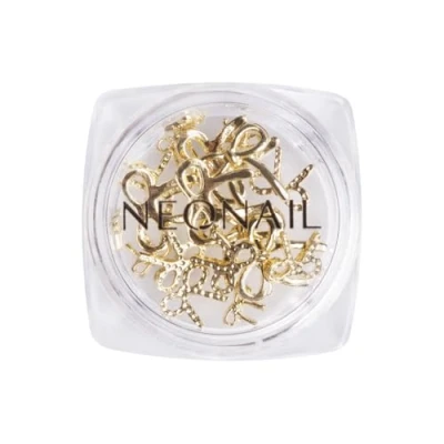 Abbildung von NEONAIL Nageldekoration 3D Nail Art Schleifen Charms Nägel Selber Machen Nails Nageldesign Accessories Nailart Zubehör Nagel Deko Nagelschmuck Gold