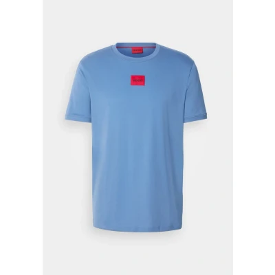 Abbildung von HUGO Diragolino Tshirt basic Medium blue, Herren, Größe: XS, blue