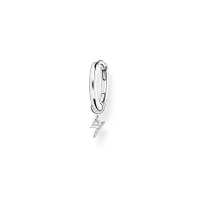 Abbildung von Thomas Sabo Einzel Creole mit Blitz Anhänger 925 Sterling Silber CR705 051 14
