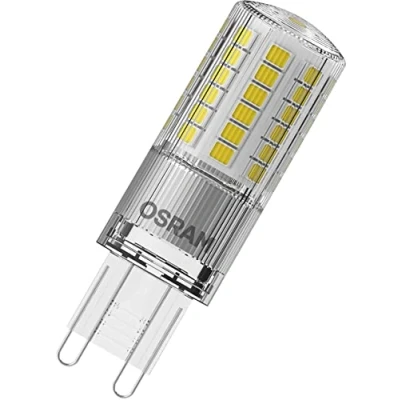 Abbildung von OSRAM LED Pin Lampe mit G9 Sockel, Warmweiss (2700K), 12V Niedervoltlampe, 4.8W, Ersatz für herkömmliche 48W