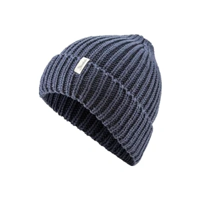Abbildung von Sterntaler Strickmütze mit Umschlag Unisex Beanie im coolen Fisherman Style Weiche Kinder Wintermütze Marine, 51