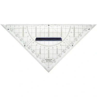 Abbildung von STAEDTLER Mars 568 35 Geometriedreieck, 22cm, Plexiglas, glasklar