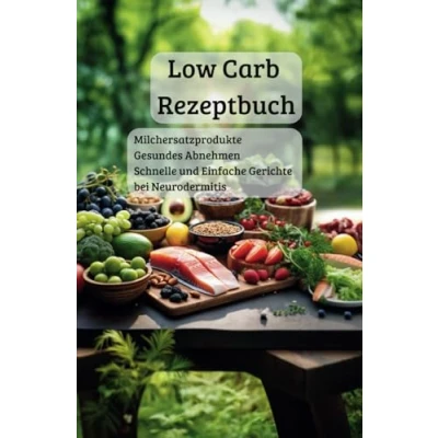 Abbildung von Low Carb Rezeptbuch: Milchersatzprodukte, Gesundes Abnehmen, Schnelle und Einfache Gerichte, bei Neurodermitis