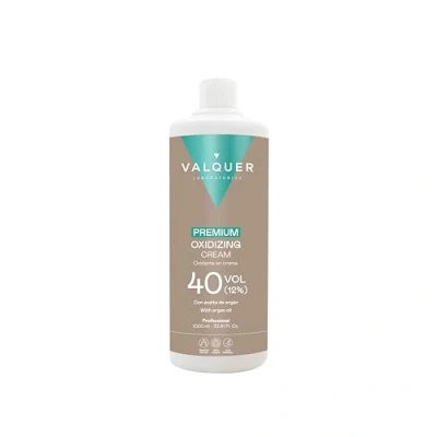 Abbildung von Valquer Professional Oxygenated Premium Ultra Creamy 40 Vol (12%). Wasserstoffperoxid für Farbstoffe. dauerhafte Haarfarbe 1000 ml