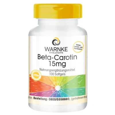 Abbildung von Beta Carotin Kapseln 15 mg