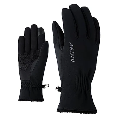 Abbildung von Ziener Damen IBRANA TOUCH LADY glove multisport Freizeit / Funktions Outdoor Handschuhe winddicht, atmungsaktiv, schwarz (black), 7.5