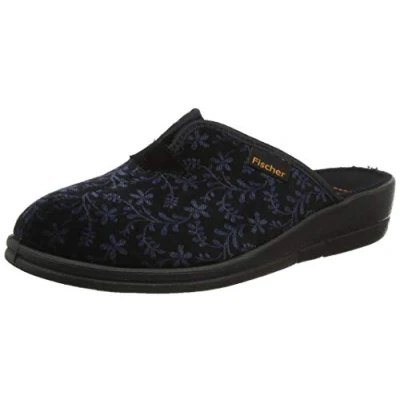 Abbildung von Fischer Dora, Damen Pantoffeln, Blau (blauschwarz 552), 39 EU (5.5 UK)