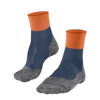 Abbildung von FALKE Herren Wandersocken TK2 Explore Cool Short M Sso Lyocell Funktionsmaterial antiblasen dick 1 Paar, Blau Enzian 6570, 44 45
