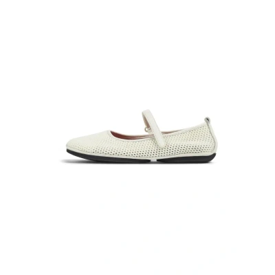 Abbildung von Camper Right NINA Riemchenballerina, Damen, Größe: 42, Weiß natural Schuhe