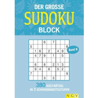 Abbildung von Der große Sudoku Block Band 8: 380 Kult Rätsel in 3 Schwierigkeitsstufen