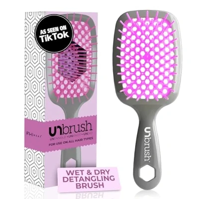 Abbildung von FHI Heat Unbrush Nass und Trockenbürste, belüftet, Lavendel/Grau