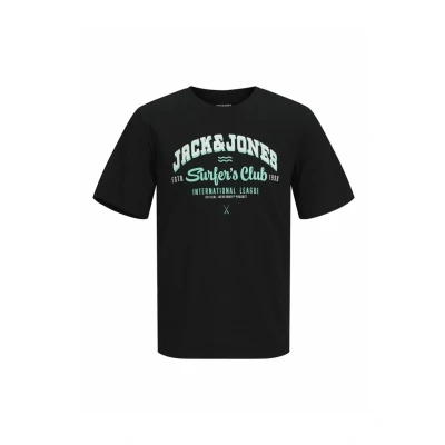 Abbildung von Jack &amp; Jones Tshirt print, Herren, Größe: XS, Black ink