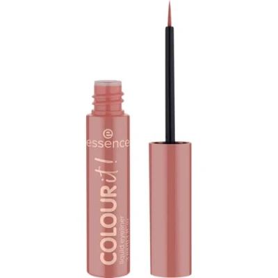 Abbildung von essence COLOUR it! liquid eyeliner, Nr. 04, Rot, langanhaltend, hochpigmentiert, schnelltrocknend, farbintensiv, matt, vegan, ohne Mikroplastikpartikel, Nanopartikel frei, Parfüm, 1er Pack (3ml)