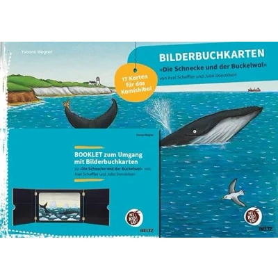 Abbildung von Bilderbuchkarten »Die Schnecke und der Buckelwal« von Axel Scheffler Julia Donaldson: 17 Karten für das Kamishibai, mit Booklet (Beltz Nikolo)
