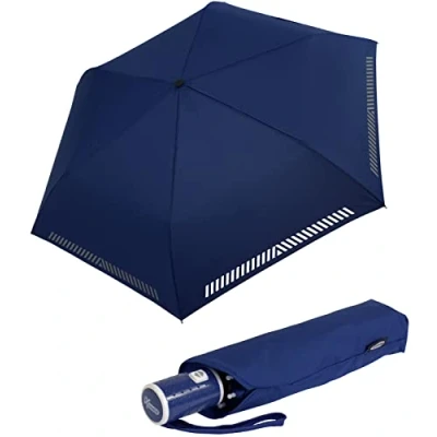 Abbildung von iX brella Automatik Kinderschirm Safety Reflex extra leicht blau