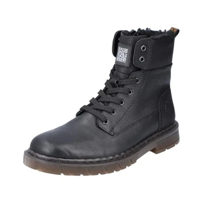 Abbildung von Rieker Schnürstiefelette, Herren, Größe: 44, Schwarz Schuhe