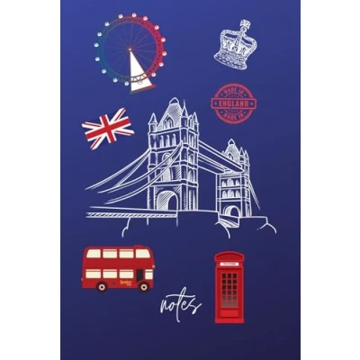 Abbildung von Notizbuch Notes England: Journal für England Fans Notizen, Termine, Pläne und Ziele, ca. A5, kariert