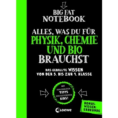 Abbildung von Big Fat Notebook Alles, was du für Physik, Chemie und Bio brauchst Das geballte Wissen von der 5. bis zur 9. Klasse. Mit Bonuswissen: Erdkunde: Nachhilfe Biologie