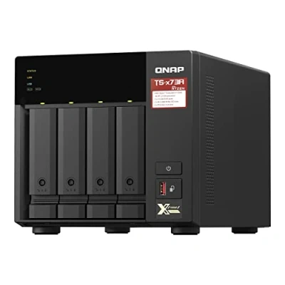 Abbildung von QNAP TS 473A 8G, 8GB Arbeitsspeicher, 2X Gb LAN, ohne HDs, Mechanische Festplatte