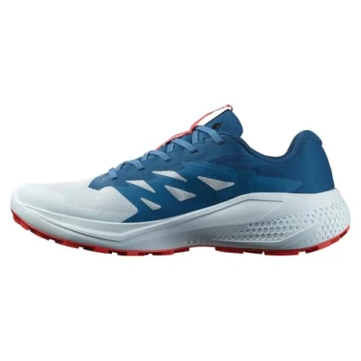 Abbildung von Salomon Alphaglide Laufschuh Trail, Herren, Größe: 45 1/3, Ballad blue/dark blue/fiery red Schuhe