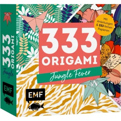 Abbildung von 333 Origami Jungle Fever: Mit Anleitungen und feinen Papieren Animal Prints, Botanicals Co.