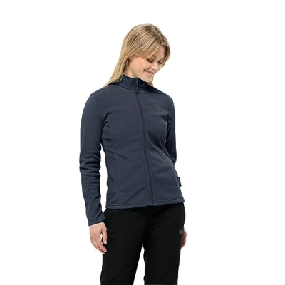Abbildung von Jack Wolfskin Taunus FZ W Fleecejacke, Damen, Größe: Large, Night blue