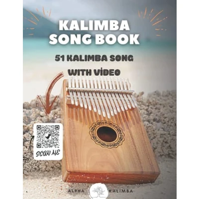 Abbildung von kalimba Songbook: 51 Mixed Songs for in C 17 keys 8,5x11 63 pages