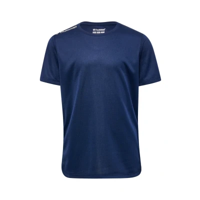 Abbildung von Hummel RUN Sport Tshirt für Kinder, Größe: 128, Black iris