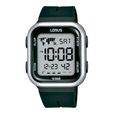 Abbildung von Lorus Herren Digital Quarz Uhr mit Silikon Armband R2351PX9