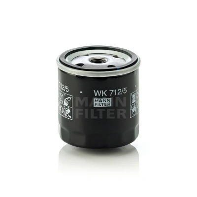 Abbildung von MANN FILTER WK 712/5 Kraftstofffilter Anschraubfilter