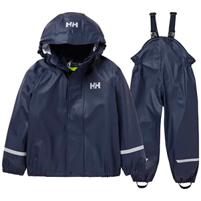 Abbildung von Helly Hansen Kinder Unisex K Bergen 2.0 Pu Rainset RAIN, Marineblau, 2