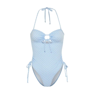 Abbildung von Lascana Swimsuit Badeanzug, Damen, Größe: 34xA/B, Blue