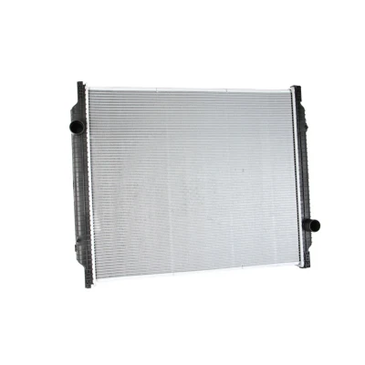 Abbildung von NISSENS 672570 Kühler, Motorkühlung Aluminium 810 708 48 ohne Rahmen Kühlrippen gelötet