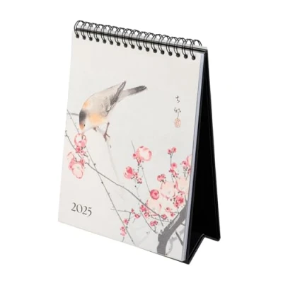 Abbildung von Kokonote Kalender 2025 Tischkalender Zen Blossom Familienplaner zum Aufstellen 17 x cm Jahreskalender