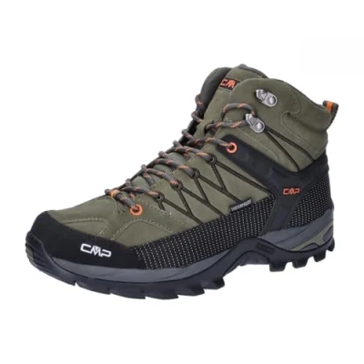 Abbildung von CMP Herren Rigel Mid Trekking Shoes Wp Walking Shoe, Oliven Flamme, 43 EU