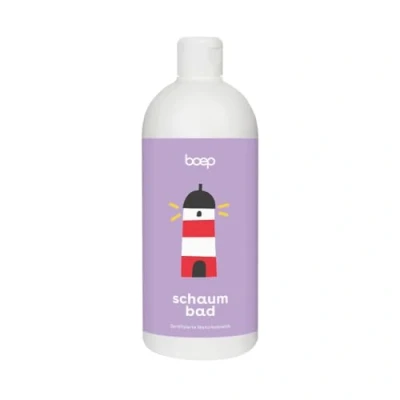 Abbildung von boep Schaumbad für Babys &amp; Kinder Milder Badeschaum mit Bio Ringelblume Vegane Naturkosmetik Entwickelt von einer Ärztin Mama (500ml)