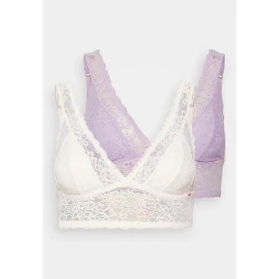 Abbildung von Dorina 2 PACK Triangel BH, Damen, Größe: 34, Purple/ivory