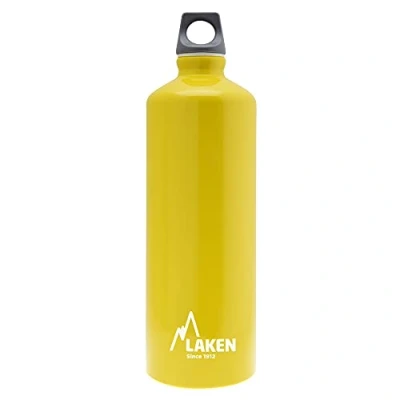 Abbildung von Laken Futura Alu Trinkflasche Schmale Öffnung Schraubdeckel mit Schlaufe 1L, Gelb