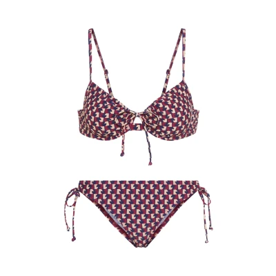 Abbildung von Lascana Bikini, Damen, Größe: 34xB, Bordeaux
