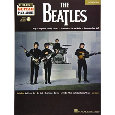 Abbildung von The Beatles: Deluxe Guitar Play Along Volume 4 [With Access Code]: 15 Songs with Backing Tracks Synchronized Tab and Audio Customize Your Mix! (Deluxe along, 4, Band 4)