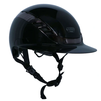 Abbildung von Pikeur X Abus Reithelm AirLuxe CHROME L.V. Shiny Black L